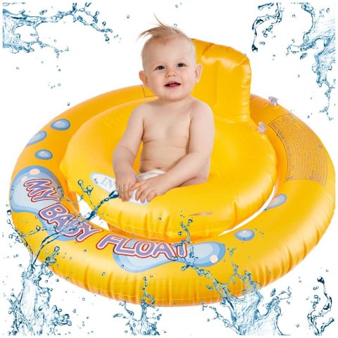 Kółko do pływania dla niemowląt koło pontonik dla dzieci dmuchany z siedziskiem pontonik INTEX max 15 kg 6-18miesięcy