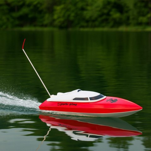 Łódź zdalnie sterowana na pilota RC 4CH mini CP802 czerwona