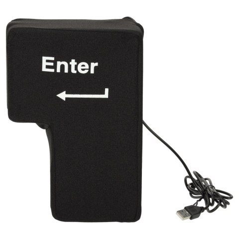 Poduszka antystresowa klawisz Enter XL na biurko do uderzania USB