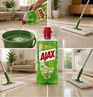AJAX PŁYN 1L FLOWERS KONWALIA