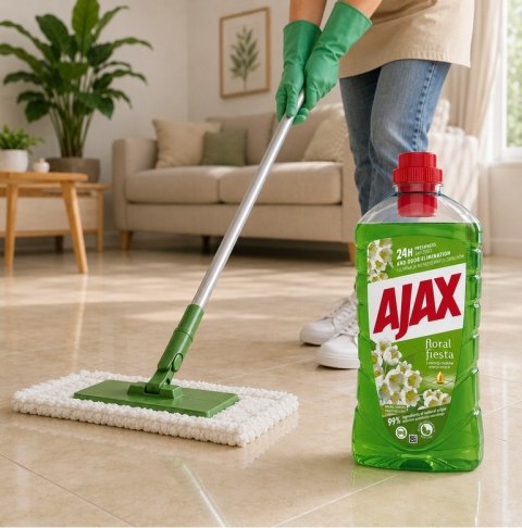 AJAX PŁYN 1L FLOWERS KONWALIA