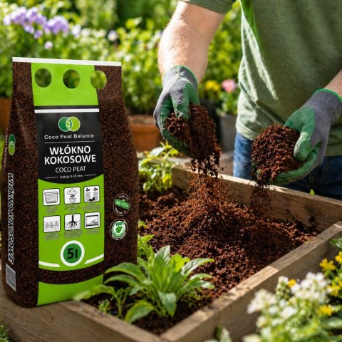 BIOVITA COCO peat włókno kokosowe 10mm 5L (210)