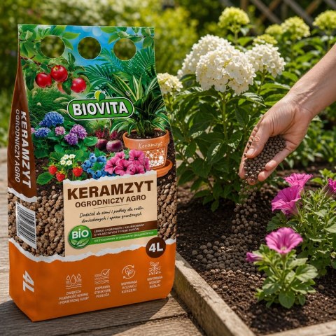 BIOVITA Keramzyt ogrodniczy Agro 4L 8-16mm (210)