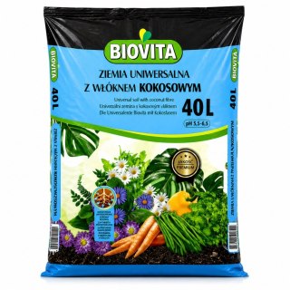 BIOVITA Ziemia z włóknem kokosowym premium 40L(60)