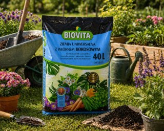 BIOVITA Ziemia z włóknem kokosowym premium 40L(60)