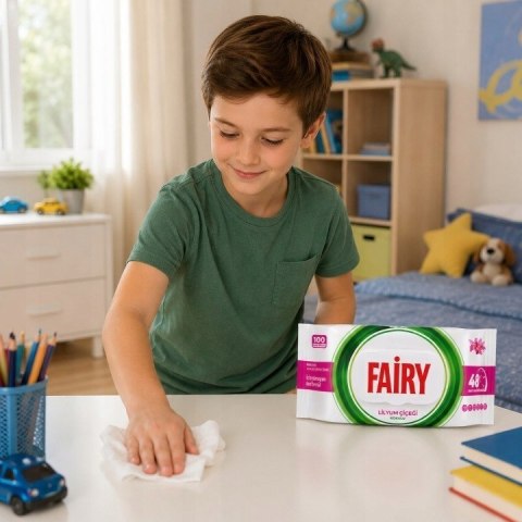 CHUSTECZKI CZYSZCZĄCE FAIRY RĘCZNIKI LILIA 100