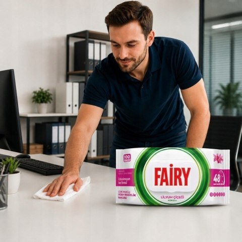 CHUSTECZKI CZYSZCZĄCE FAIRY RĘCZNIKI LILIA 100