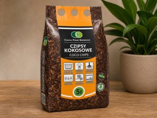 Chipsy Kokosowe 5L BIOVITA Podłoże Naturalne Coco Chips do Roślin Storczyków