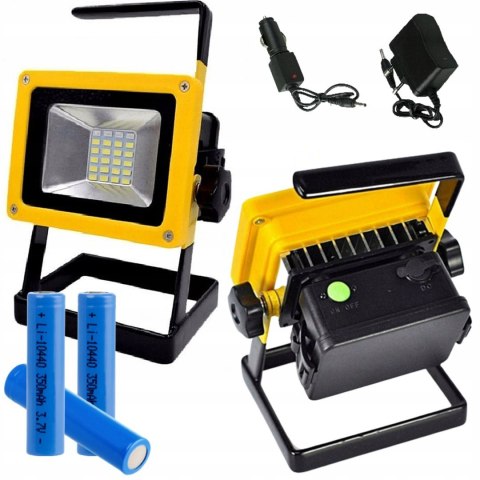 HALOGEN PRZENOŚNY LAMPA LED WARSZTATOWA MOCNY NAŚWIETLACZ SMD BUDOWLANY