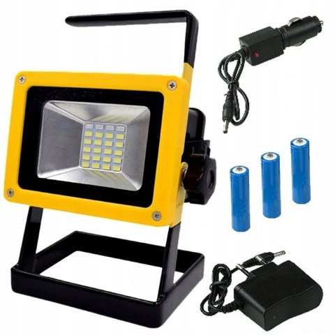 HALOGEN PRZENOŚNY LAMPA LED WARSZTATOWA MOCNY NAŚWIETLACZ SMD BUDOWLANY