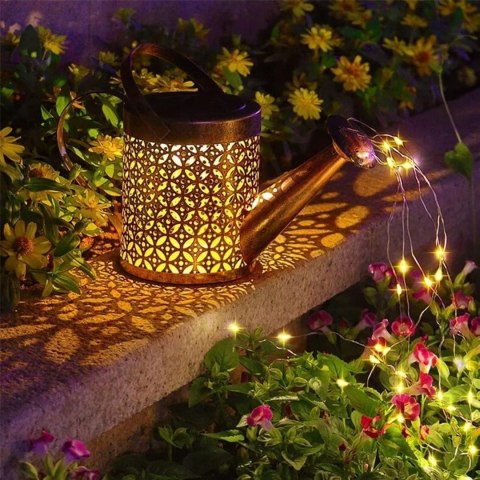 Lampa solarna ogrodowa konewka