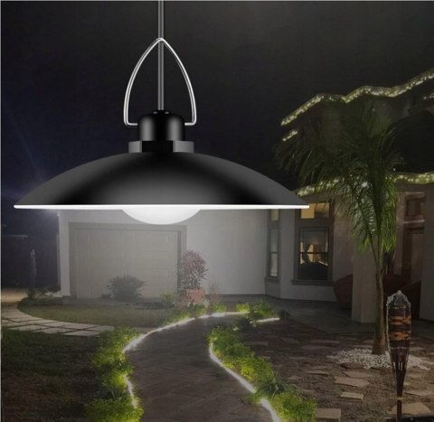 Lampa solarna ogrodowa żyrandol pojedynczy
