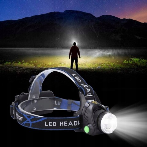 Latarka czołowa 1 led t6