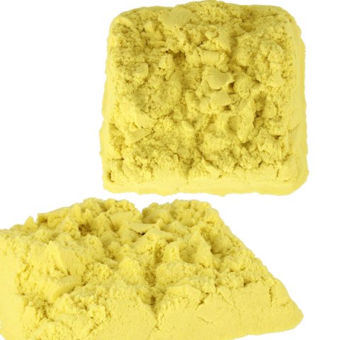 Piasek sensoryczny dla dzieci 1kg w woreczku żółty
