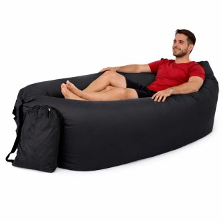 Leżak dmuchany Lazy Bag bez pompki - sofa powietrzna na plażę i camping