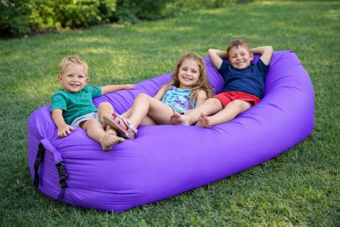 Leżak dmuchany Lazy Bag bez pompki - sofa powietrzna na plażę i camping