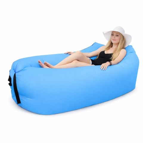 Leżak dmuchany Lazy Bag bez pompki - sofa powietrzna na plażę i camping
