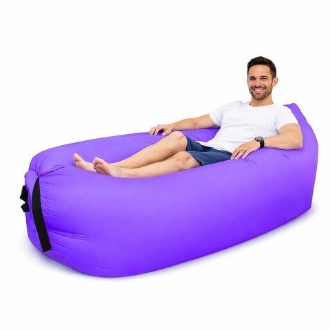 Leżak dmuchany Lazy Bag bez pompki - sofa powietrzna na plażę i camping