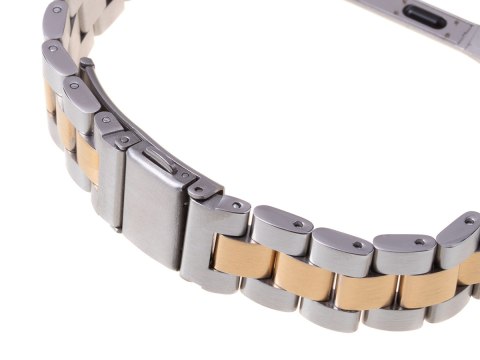 Pasek opaska Xiaomi Mi Band 3/ Xiaomi Mi Band 4 - srebrno złota