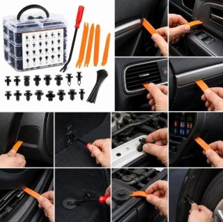 SPINKI PLASTIKOWE DO TAPICERKI DUŻE 635SZT