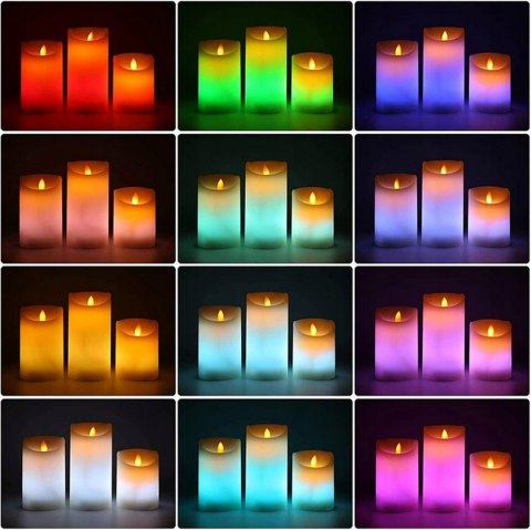 Świeczki rgb