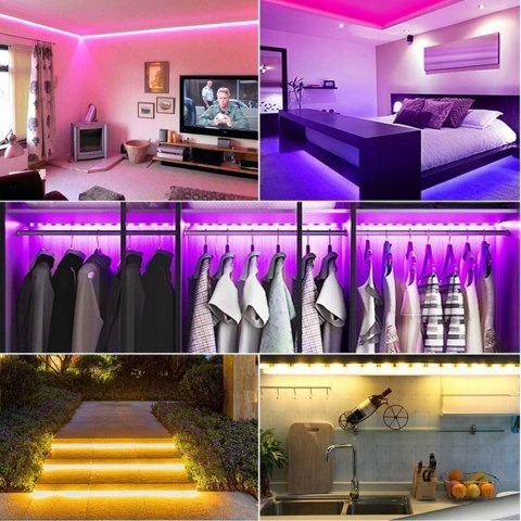 Taśma led 1m tv rgb + pilot