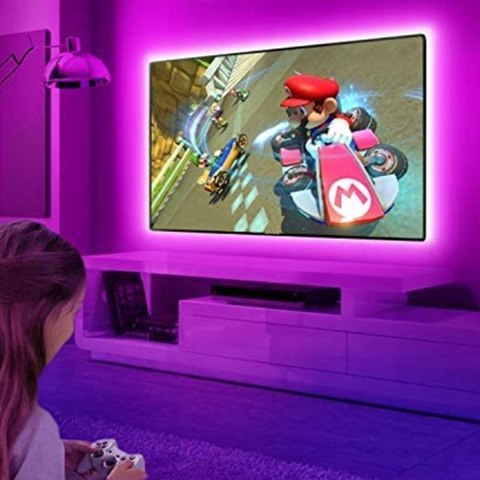 Taśma led 3m tv rgb + pilot