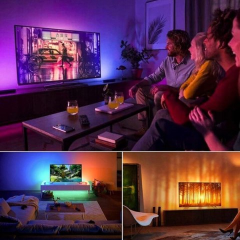 Taśma led 3m tv rgb + pilot