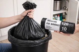 WORKI NA ŚMIECI 120L 10SZT