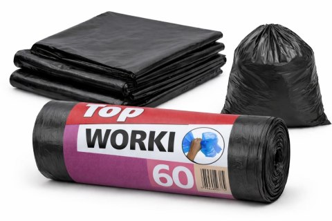 WORKI NA ŚMIECI 60L 10SZT