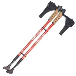 Kijki do nordic walking - czerwone