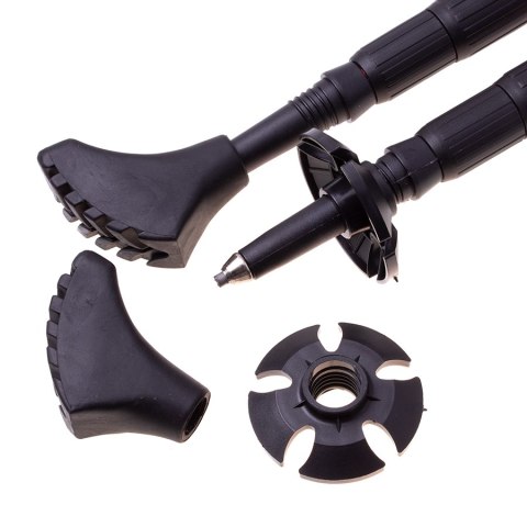 Kijki do nordic walking - czerwone