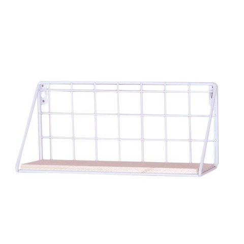 Półka ścienna styl LOFT 29,5 cm- biała