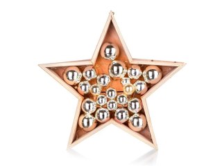 Gwiazda świąteczna 15 LED wysokość 36cm