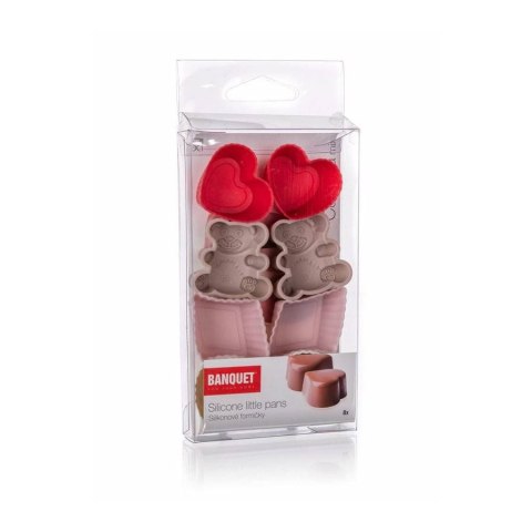 Silikonowe foremki do pieczenia 8szt