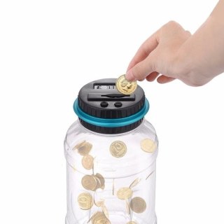 Skarbonka z licznikiem waluty - monety USD PLN