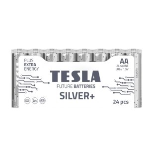 BATERIE ALKALICZNE TESLA AA/LR6/1,5V 24SZT SILVER+