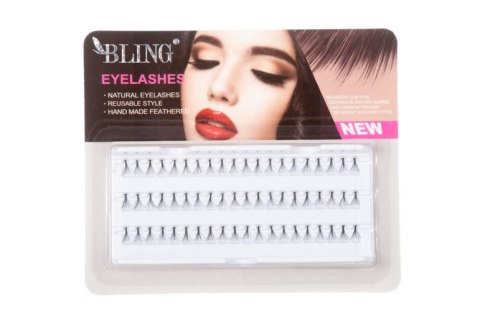 Naturalne kępki rzęs BLING, 8mm