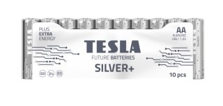 BATERIA ALKALICZNA TESLA SILVER+ LR6 F10 1,5V 10 SZTUK