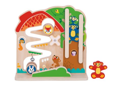Drewniana zabawka edukacyjna z koralikami Tooky Toy