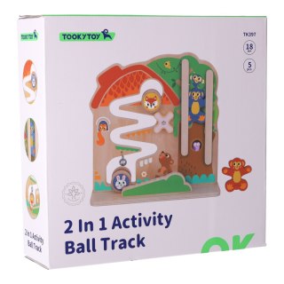 Drewniana zabawka edukacyjna z koralikami Tooky Toy