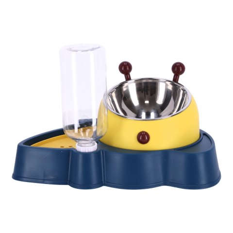 Miska AquaPet 2w1 - Automatyczny Dozownik Wody dla Psa i Kota (Niebieska)