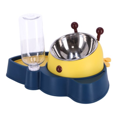 Miska AquaPet 2w1 - Automatyczny Dozownik Wody dla Psa i Kota (Niebieska)