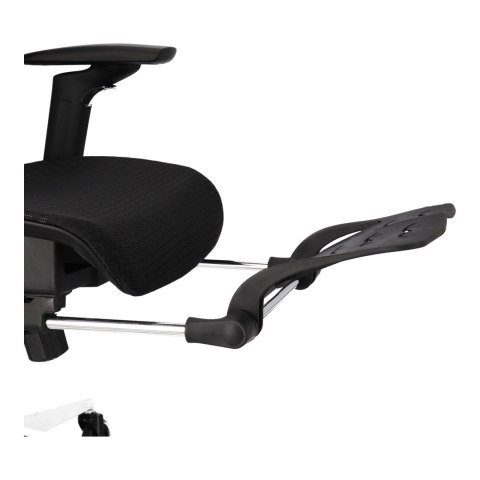 Ergonomiczny fotel biurowy regulowane krzesło biurowe z siatki - Czarne