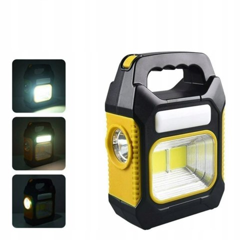 HALOGEN LED PRZENOŚNY Z AKUMULATOREM MAŁA WARSZTATOWA LAMPA Z ŁADOWARKĄ USB