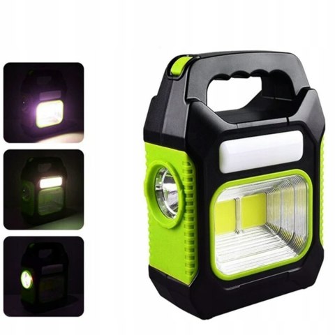 HALOGEN LED PRZENOŚNY Z AKUMULATOREM MAŁA WARSZTATOWA LAMPA Z ŁADOWARKĄ USB