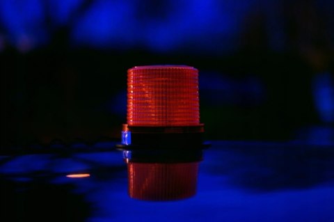 LAMPA OSTRZEGAWCZA KOGUT LED MAGNES