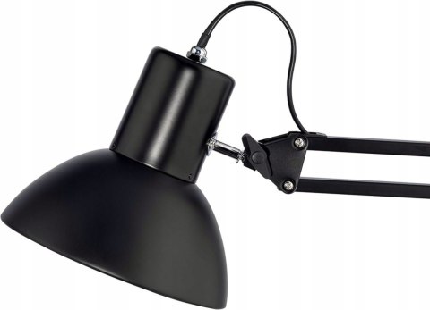 Lampka biurkowa kreślarska stojąca + klips