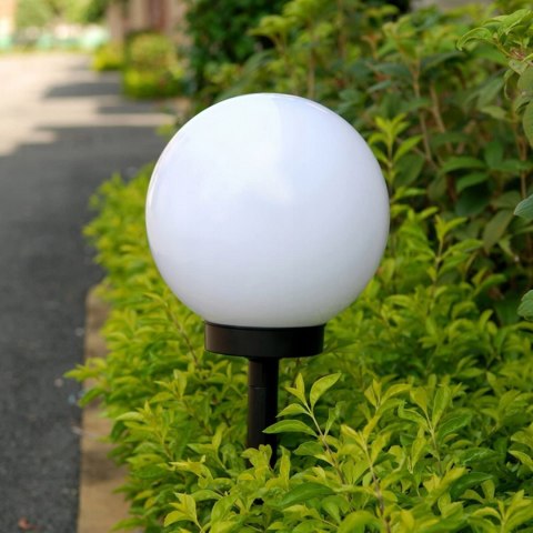 Lampki ogrodowe solar wbijana kula 10 cm