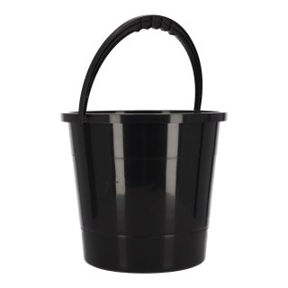 Uniwersalne wiadro 10L, POLSKI PRODUKT - czarne